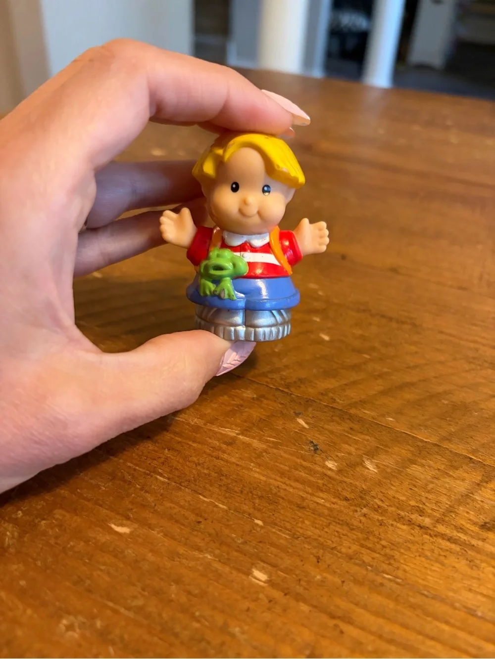 Fisher Price Little People Eddie silver bottom as is